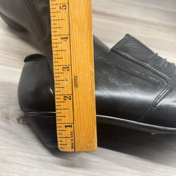 Josef Seibel Tina Ruched Slip On Shoes Size 10 41 Black Low Heel Comfort Cuban - Picture 10 of 10